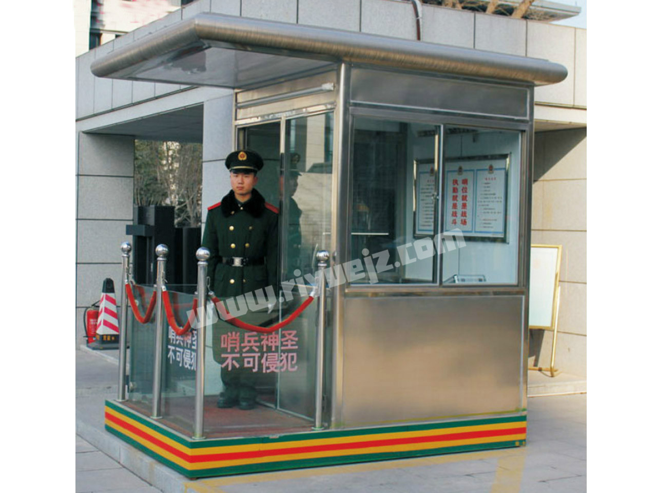 北京不锈钢警务执勤岗亭RY-B8